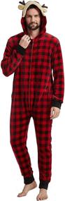 img 3 attached to Festive Reindeer Matching Christmas Pajamas Sleepwear - Create Memorable Holidays!