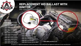 img 2 attached to 🔌 HID Ballast with Ignitor - 81107-2D020, 85967-0E020 Replacement - Toyota & Lexus Compatible - Prius, Avalon, Sienna & More