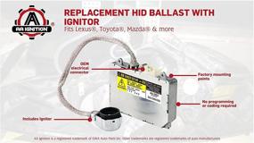 img 1 attached to 🔌 HID Ballast with Ignitor - 81107-2D020, 85967-0E020 Replacement - Toyota & Lexus Compatible - Prius, Avalon, Sienna & More