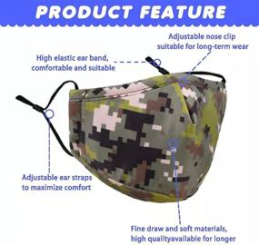 img 1 attached to Woplagyreat Washable Camouflage Breathable Adjustable
