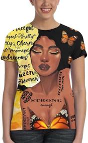 img 4 attached to African American T Shirts Butterfly X Large Girls' Clothing