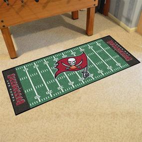 img 3 attached to 🏈 Футбольный напольный бегунок FANMATS NFL Tampa Bay Buccaneers из нейлона размером 30x72 дюйма