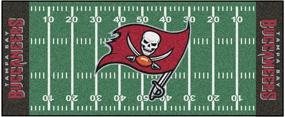 img 4 attached to 🏈 Футбольный напольный бегунок FANMATS NFL Tampa Bay Buccaneers из нейлона размером 30x72 дюйма