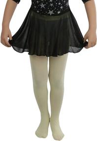 img 3 attached to ToBeInStyle Girls Opaque Tights Orange: Trendy Addition to Girls' Clothing