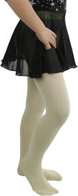 img 1 attached to ToBeInStyle Girls Opaque Tights Orange: Trendy Addition to Girls' Clothing