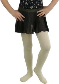 img 4 attached to ToBeInStyle Girls Opaque Tights Orange: Trendy Addition to Girls' Clothing