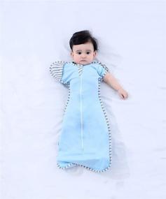 img 3 attached to Bycc Bynn 2 Pack Sleeping Blanket Sack: Arms-Free Wearable Sleeping Bag for Baby Pacify with High Sleeve