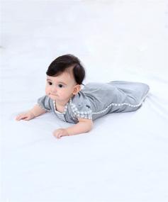 img 1 attached to Bycc Bynn 2 Pack Sleeping Blanket Sack: Arms-Free Wearable Sleeping Bag for Baby Pacify with High Sleeve