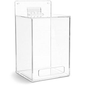img 4 attached to Hairnet Dispenser: Convenient and Stylish Acrylic Container Solution