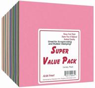 versatile accent design paper accents supervalue variety pack - 6x6, 300pc paper, multi logo