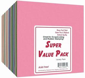img 1 attached to Versatile Accent Design Paper Accents SuperValue Variety Pack - 6x6, 300pc Paper, Multi