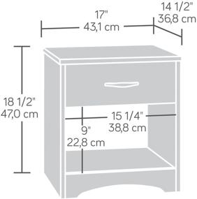 img 1 attached to 🛏️ Комод Sauder Beginnings: отделка "Корица вишня" для стильного хранения в спальне