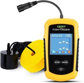 img 4 attached to 🚤 Lucky Kayak Portable Fish Depth Finder: Accurate Sonar Castable Kayak Boat Fishfinder Transducer with LCD Display - FFC1108