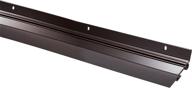 🚪 brown spring activated weather seal door sweep (0.50" coverage) - simply conserve (07179-i) - 36 logo