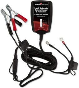 img 1 attached to ⚡ Yuasa YUA1AMPCH 12V 1-Amp Battery Charger: Efficient and 50 State Compliant