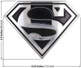 img 3 attached to Fan Emblems Superman Automotive Motorcycles