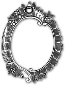 img 1 attached to Sizzix Tim Holtz Floral Frame Impresslit с фольгированной картонкой: создайте потрясающие цветочные дизайны!