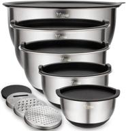stainless steel mixing bowls set of 5 - wildone kitchen essentials logo