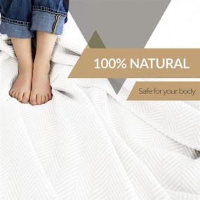 img 2 attached to Comfortica Classics Super Soft Breathable Herringbone Bedding