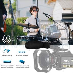 img 3 attached to 📹 ORDRO AC3 4K Camcorder: High-Quality 1080P 60FPS Vlog Camera with Night Vision, WiFi & Microphone - Includes Wide Angle Lens, LED Video Light, Handheld Holder, Case, and 64GB SD Card