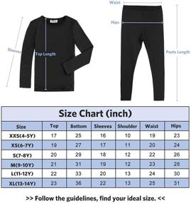 img 1 attached to 🔥 Stay Warm and Cozy with GAZIAR Thermal Underwear Pajamas Fleece Girls' Clothing