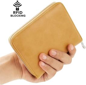 img 2 attached to Wallet Credit Holder Leather Blocking Men's Accessories