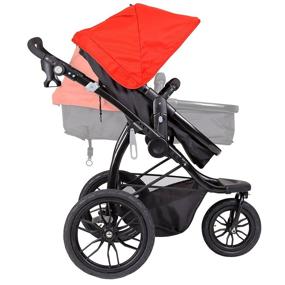 img 2 attached to 👶 Baby Trend Manta Snap Gear Jogger Stroller in Lava Color