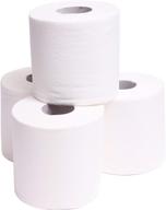 🧻 tiger chef bulk toilet paper rolls - 2-ply, 500 sheets per roll of bathroom tissue - pack of 4 rolls logo