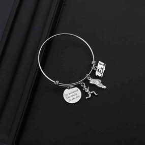 img 1 attached to 🏅 Stylish ENSIANTH Bracelet for Girls: Marathon-Inspired Jewelry