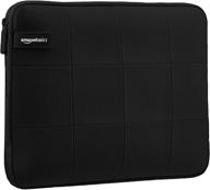 💻 black urban laptop sleeve case for 15.6-inch - amazon basics logo