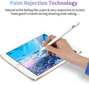 img 1 attached to 🖊️ Highly Compatible Stylus Pen for iPad 6th 7th 8th Gen, Pro, Air, and Mini - Enhance Your iPad Experience!