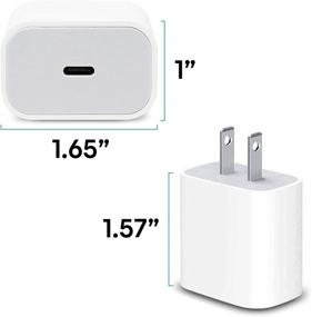 img 1 attached to ⚡ Aduro 18W Быстрая зарядка для iPhone 12: Эффективная зарядка Power Delivery 3A Тип C зарядное устройство (2 шт)