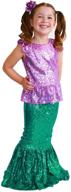 🧜 toddler mermaid costume - ideal for birthday parties, halloween, dress up, and pretend play логотип