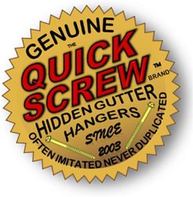 img 1 attached to 🔧 Premium 5-Inch Hidden Rain Gutter Bracket Hook Hangers with Screw Clip Style - 50 Pack - QuickScrew