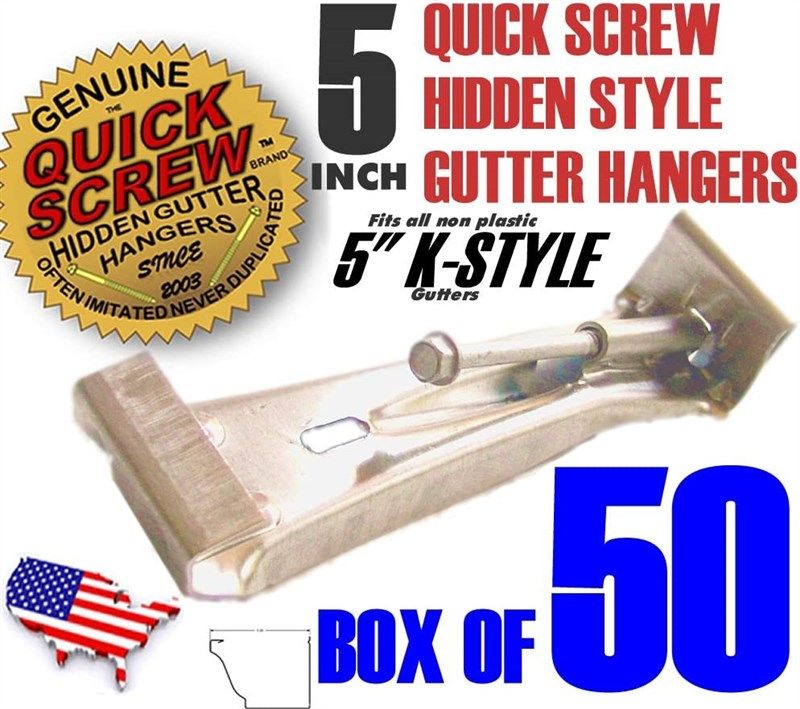 premium hidden gutter bracket hangers 로고