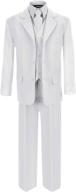 gino giovanni boys' white suit set for first communion and weddings logo