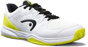 img 4 attached to White Yellow Unisex Squash Shoes for Men - Fashion Sneakers by HEAD