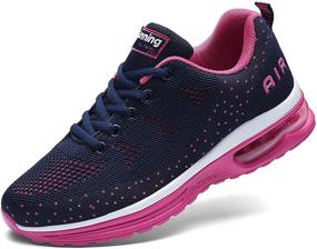 img 1 attached to JARLIF Lightweight Athletic Breathable Sneakers Women's Shoes in Athletic