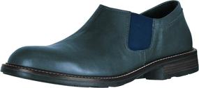 img 1 attached to NAOT Men's Director Flat Black Loafers & Slip-Ons Shoes