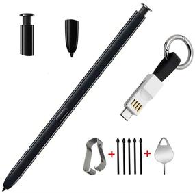img 4 attached to 🖊️ Samsung Galaxy Note 20 Stylus Pen Replacement Kit with USB Adapter, Tips, Nibs, and Eject Pin (Black)