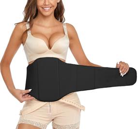 img 4 attached to 🩹 Gepoetry Liposuction Abdominal Board 360 with Lipo Foam and Compression Boards for Post Surgery Support (Black, One Size)