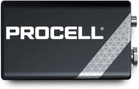 img 1 attached to Батарейки DURACELL PROCELL 9V - высокопроизводительные щелочные, черные из меди.