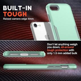 img 2 attached to NTG [1st Gen] iPhone SE 2020 Case/iPhone 8/7 - Heavy-Duty Slim Green Case