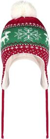 img 3 attached to 🧢 Adorable FZ FANTASTIC ZONE Toddler Earflap Boys' Accessories for Hats & Caps - Keep Your Little One Warm and Stylish!