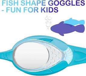 img 2 attached to OutdoorMaster Kids Swimming Goggles Shatterproof Sports & Fitness