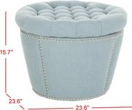 safavieh collection vanessa storage ottoman logo