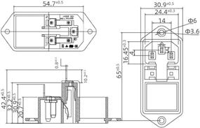 img 3 attached to Semetall Module IEC320 Socket Switch