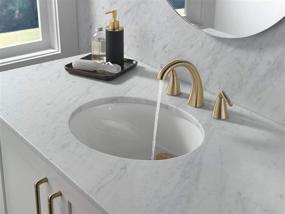 img 3 attached to Widespread Bathroom Assembly Champagne: Enhancing Elegance with the 35840LF CZ