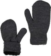 zehu unisex toddler stretch mittens boys' accessories in cold weather logo