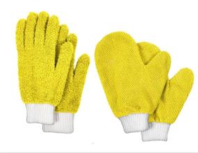 img 4 attached to TidyUps Microfiber Gloves Cleaning Mitts